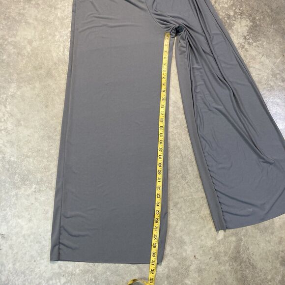 Magic Suit Cover Up Pants Womens Large Pull On Wide Leg Gray - Picture 5 of 13
